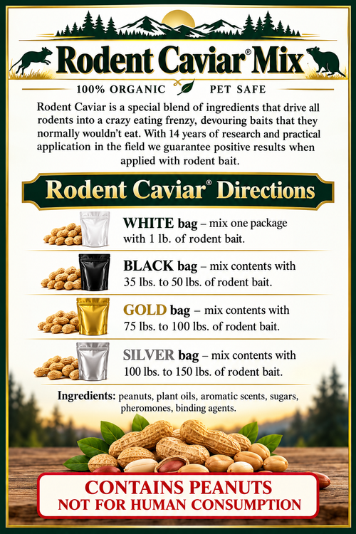 Rodent Caviar® Mix — Gold Bag (16 oz)